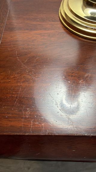 Cómoda cerezo 8 cajones y mesita auxiliar 3 cajone