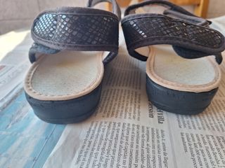 Sandalias tela mujer ancho especial