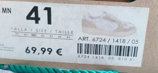 Zapatillas TENTH Beige y Blancas