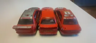 Scalextric Lote 3 coches slot Mitsubishi Lancer