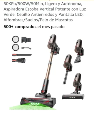 Aspiradora Escoba Vertical Potente 50KPa