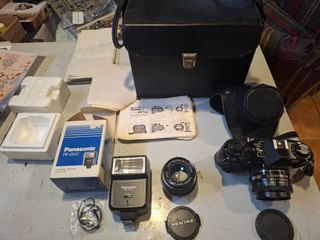 Cámara Pentax ME Super + Accesorios