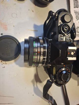 Cámara Pentax ME Super + Accesorios