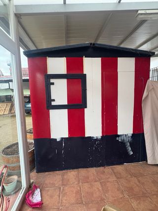 Caseta jardín juegos madera