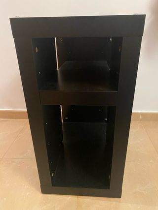 Módulo Soporte Mesa VIKA Negro