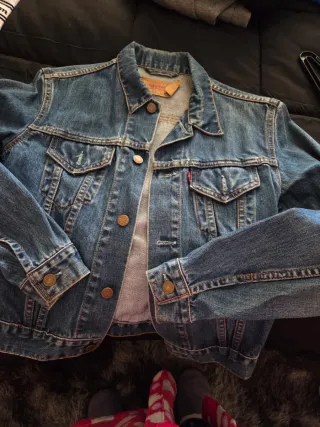 Chaqueta tejana Levi's mujer azul