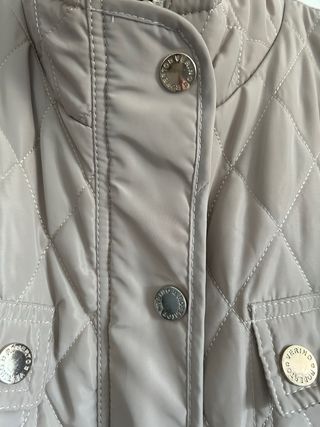 Chaqueta guateada beige