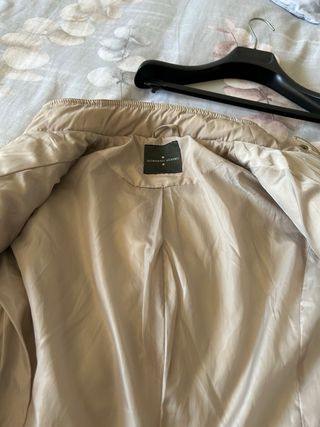 Chaqueta guateada beige