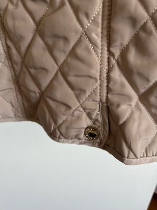 Chaqueta guateada beige