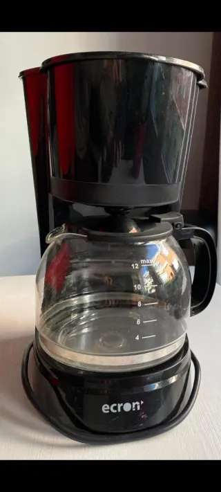 Cafetera negra Ecron