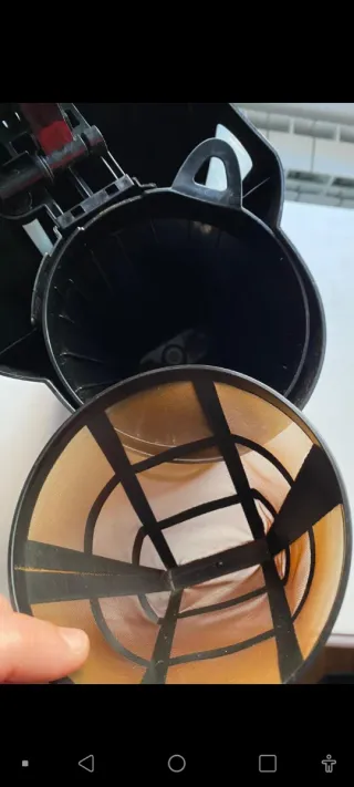 Cafetera negra Ecron