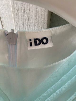 Vestito cerimonia bambina tulle azzurro