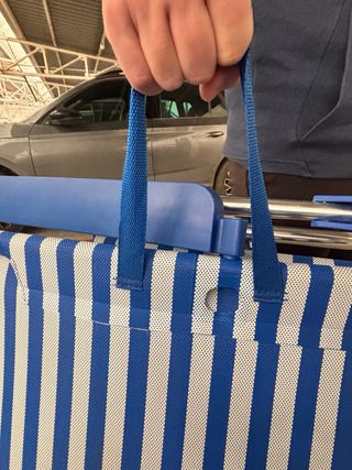 Silla de playa plegable con asa