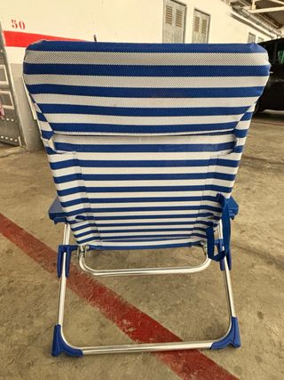 Silla de playa plegable con asa