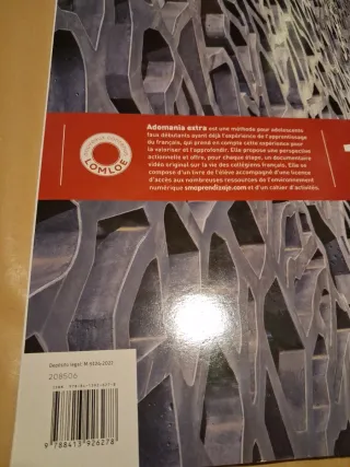 Francés. 1 Secundaria. Adomanía Extra