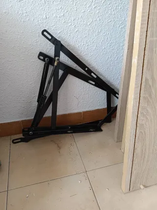 Canapé y Colchón de Madera 1'35