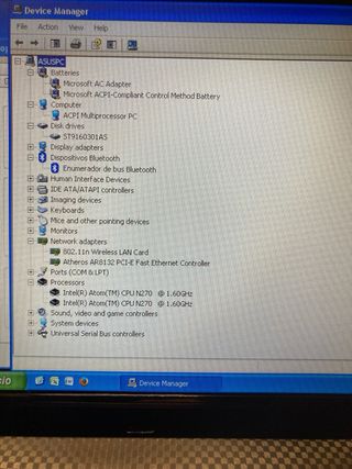 Portátil Asus 1001HA Negro