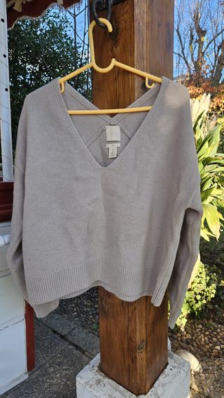Jersey beige talla única