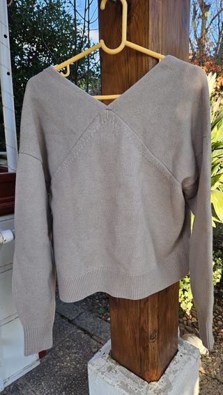 Jersey beige talla única