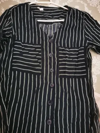 Mono largo a rayas Mango