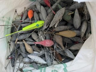 Plomos de pesca con varilla inox  1€ x3 unidades