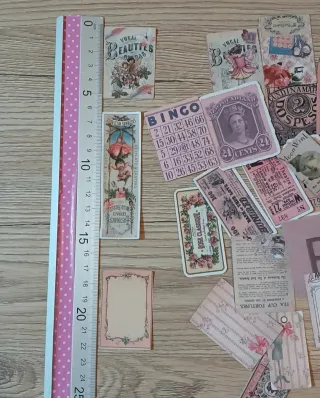 36 pegatinas retro entradas vintage