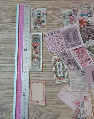 36 pegatinas retro entradas vintage