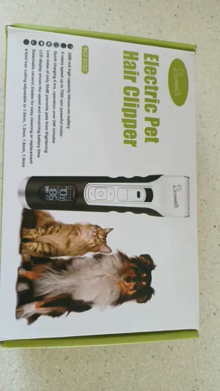 Cortapelos Mascotas Pecute Batería LCD