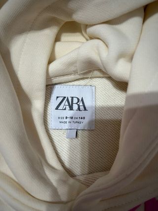 Sudadera Zara Niña Beige