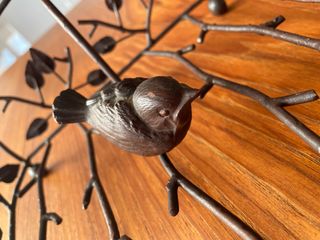 Servilletero Hierro Forjado Artesanal Pájaro