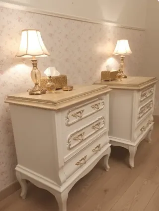 Pareja Mesitas de Noche Vintage