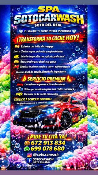 Necesito conductor domicilios y limpieza coches