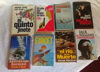 Pack 8 Libros Suspense: Jack Higgins, Maclean...