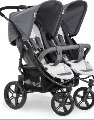 Carro doble bebé plegable