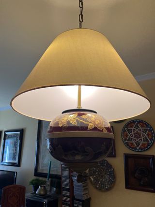 Lámpara colgante decorativa diseño chino