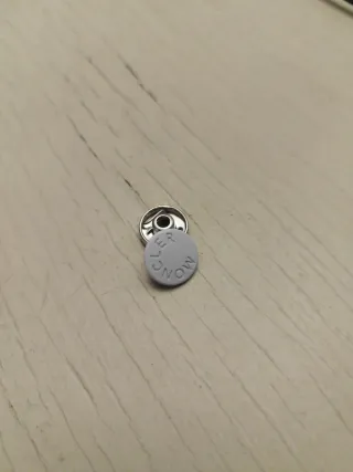 Bottoni ricambio originali Moncler Argento, bianco