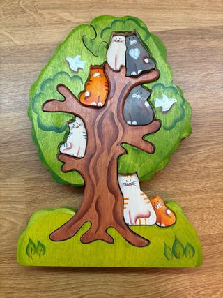 Puzzle Madera pintado a mano