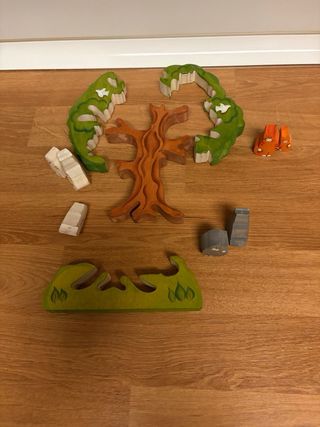 Puzzle Madera pintado a mano