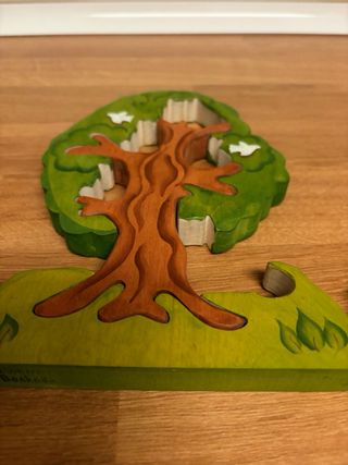 Puzzle Madera pintado a mano