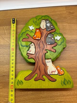 Puzzle Madera pintado a mano