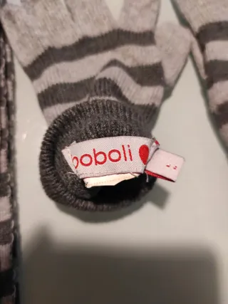 Conjunto Boboli: Gorro/ Bufanda/Guantes niño L-6