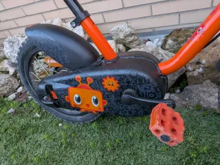 Bicicleta infantil Decathlon 14 naranja