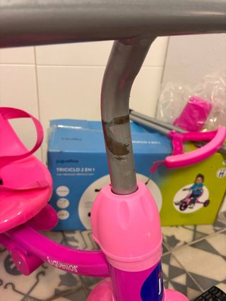 Triciclo Juguettos 2 en 1 Rosa