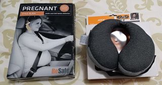 Cinturón seguridad embarazada + cojín cervical