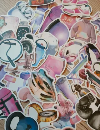 48 pegatinas de deportes