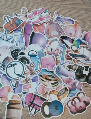 48 pegatinas de deportes