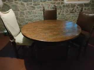 Tavolo Panca in Noce + 9 Sedute