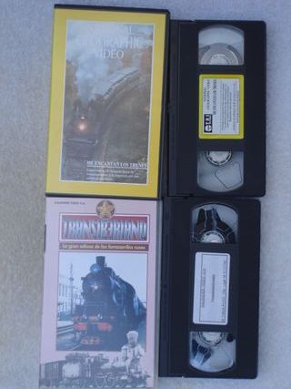 Lote 10 Cintas VHS Trenes España