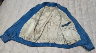 Chaqueta de cuero azul ( Jappa )