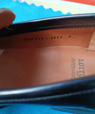 Mocasines Lottusse Piel Negra Hombre